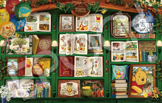 Puzzle Disney Epoch 1000 pièces Bibliothèque Winne L'Ourson