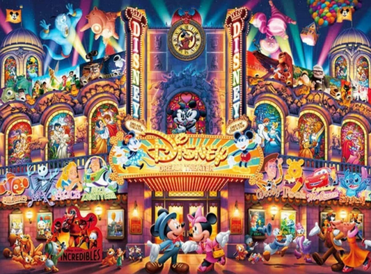 Puzzle Disney Tenyo 500 pièces Théâtre des Rêves (petites pièces)