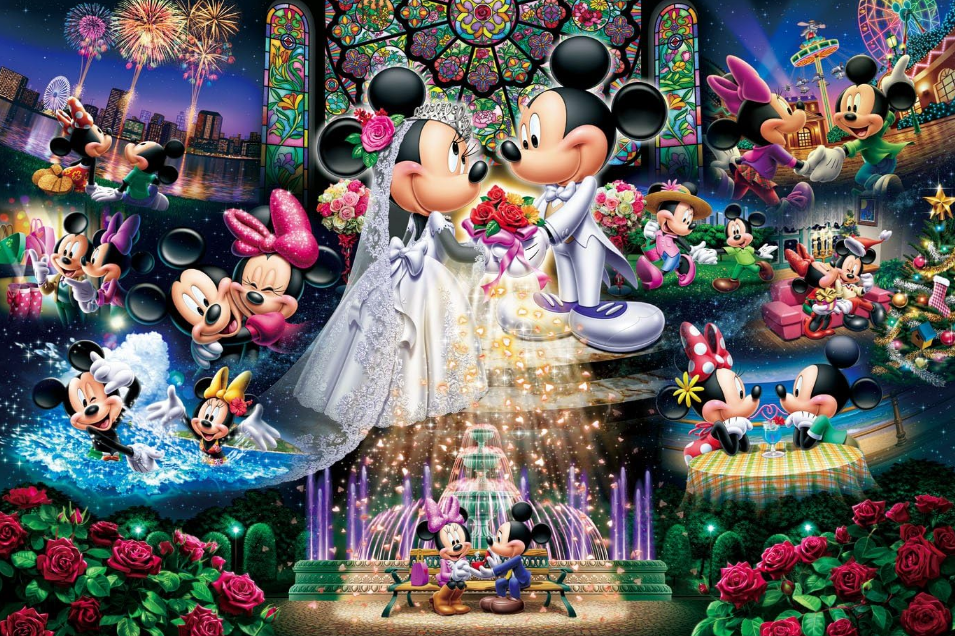 Puzzle Disney Tenyo 500 pièces Wedding Dreams