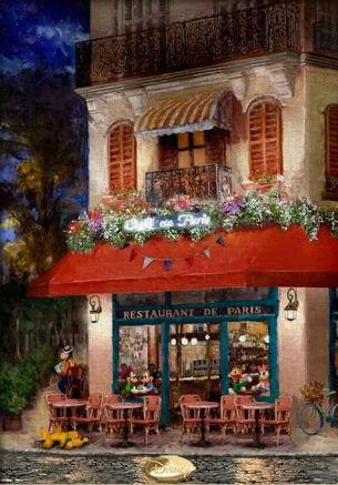 Puzzle Disney Tenyo 1000 pièce Restaurant de Paris