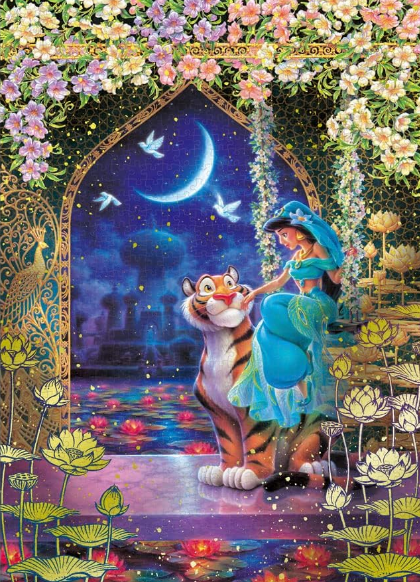 Puzzle Disney Aladdin – Jasmine Douce Nuit 1000 pièces – Tenyo