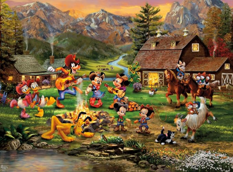 Puzzle Ceaco Disney Mickey et Minnie Rocky Mountain