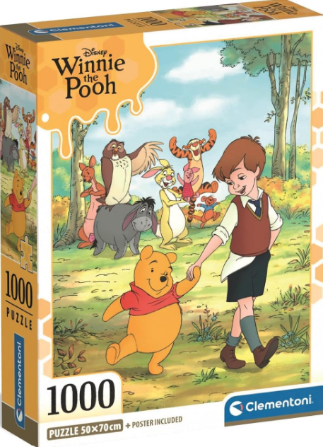 Puzzle Clementoni Disney Winnie l'ourson 100 ans 1000 pièces