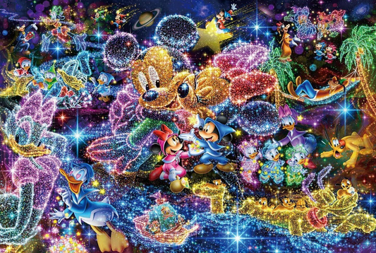 Puzzle Tenyo Disney Voeux sous le ciel étoilé 1000 pièces