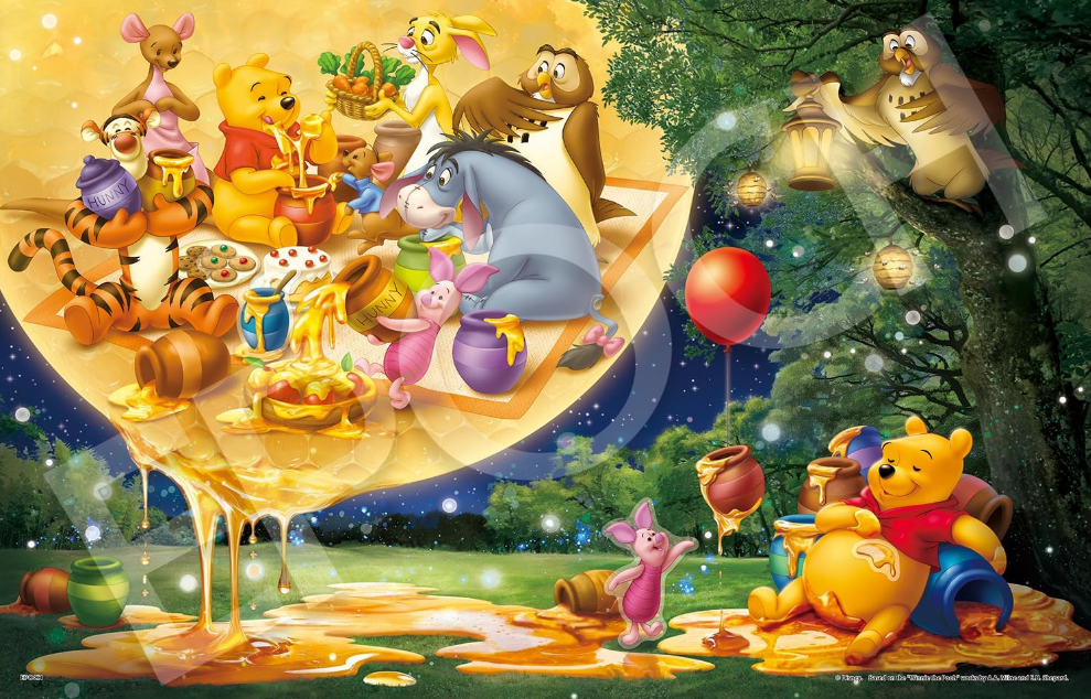 Puzzle Epoch Disney Miel au Clair de Lune 1000 pièces