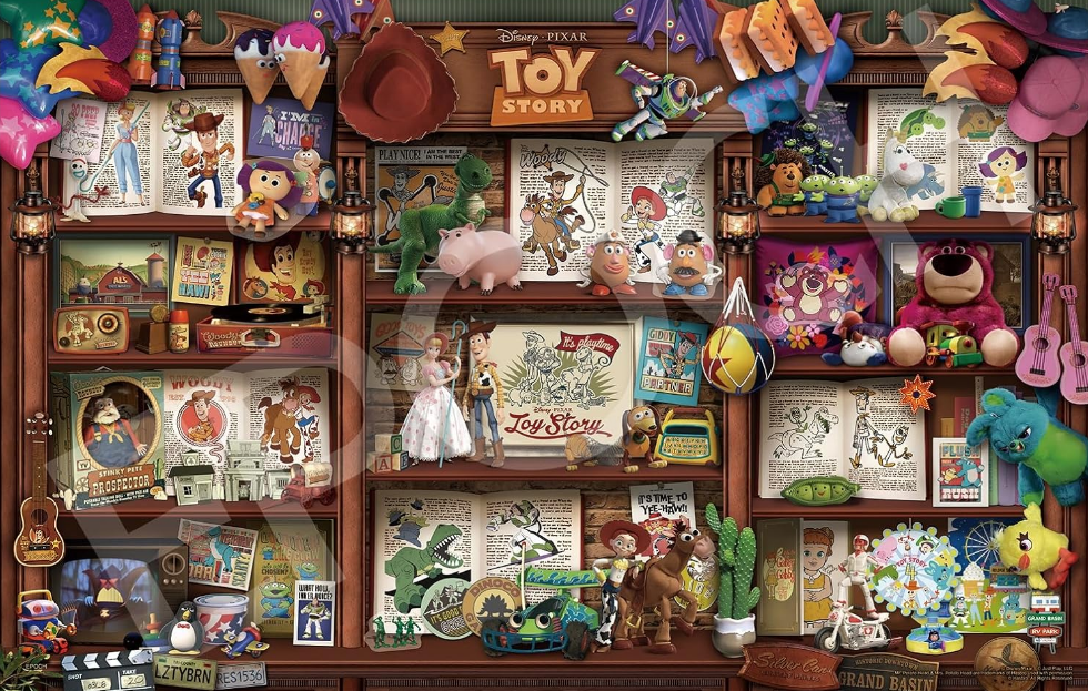 Puzzle Epoch Disney Pixar Bibliothèque Toy Story 1000 pièces