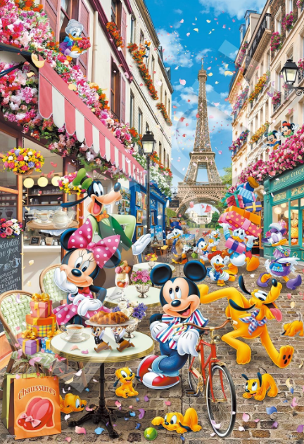 Puzzle Epoch Disney Mickey et ses amis une journée à Paris