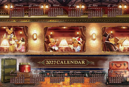 Puzzle Tenyo Disney Calendrier 2027 1000 pièces