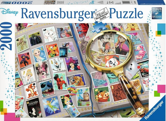 Puzzle Disney Ravensburger 2000 pièces les Timbres Disney