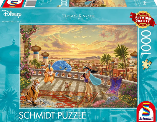 Puzzle Disney Schmidt 1000 pièces Jasmine dancing in the desert sunlight