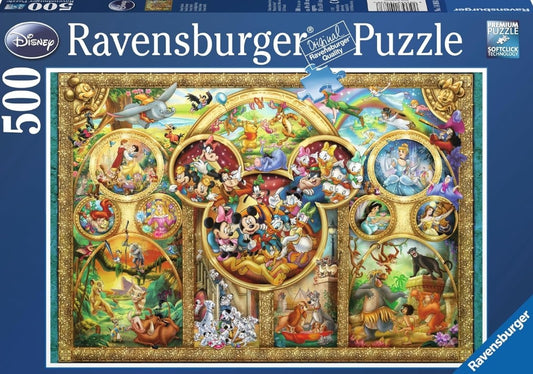 Puzzle Disney 500 pièces famille Disney