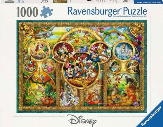 Puzzel Ravensburger 1000 stukjes de mooiste thema's van Disney