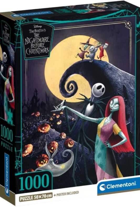 Puzzle Disney Clementoni 1000 pièces NBX Nightmare Before Christmas