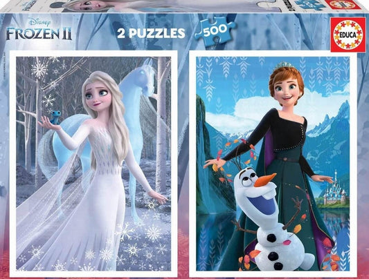 Puzzle Disney Educa 2 x 500 pièces Reine des Neiges