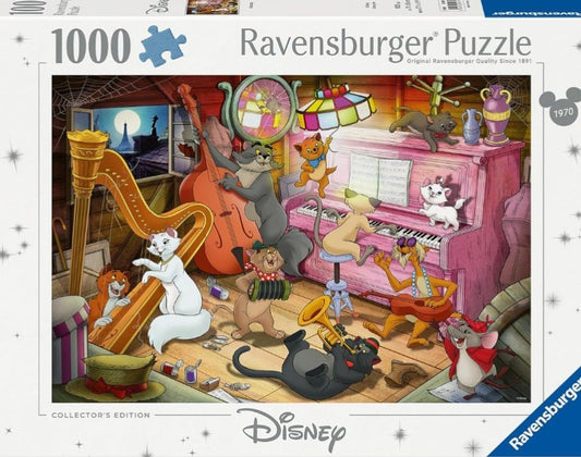 Puzzle Disney Ravensburger 1000 pièces Les Aristochats
