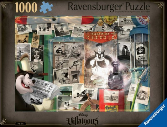 Puzzle Disney Ravensburger Villainous 1000 pièces Pat Hibulaire Pete