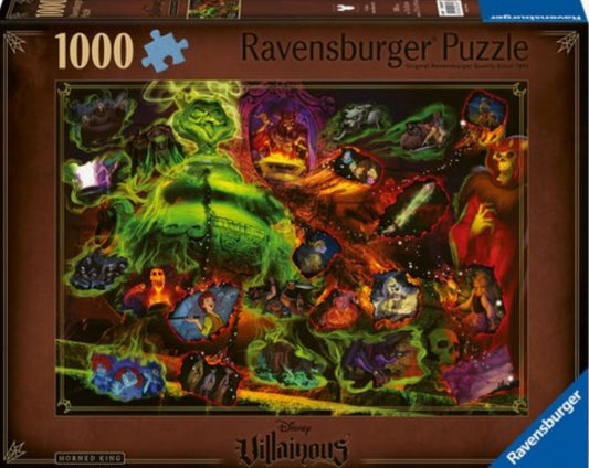 Puzzle Disney Ravensburger Villainous 1000 pièces Horned King