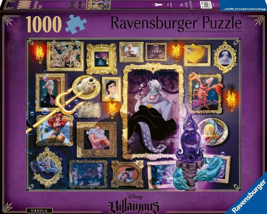 Puzzle Disney Ravensburger Villainous 1000 pièces Ursula