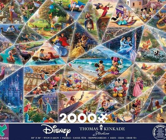 Puzzle Disney Ceaco 2000 pièces collage Thomas kinkade