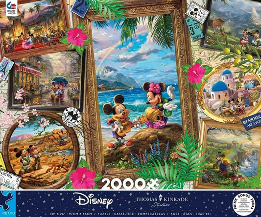 Puzzle Disney Ceaco 2000 pièces Collage voyage