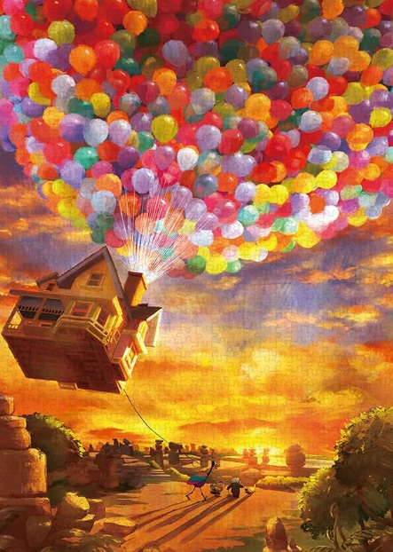 Puzzle Tenyo Disney Là-Haut 1000 pièces