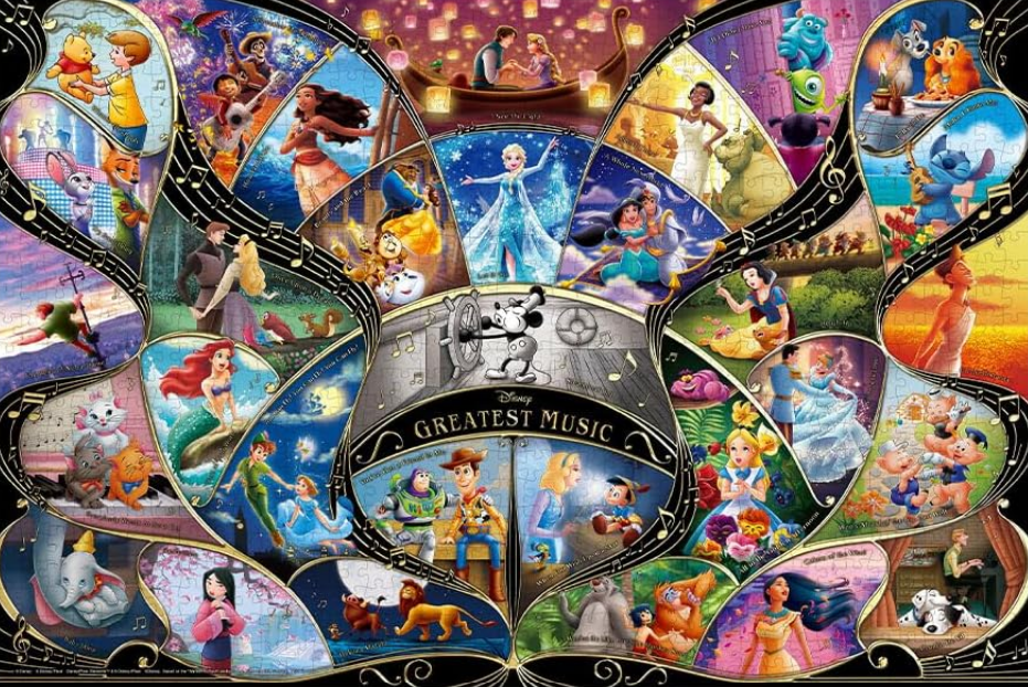 Puzzle Disney Tenyo 1000 pièces Les plus belles musiques de Disney