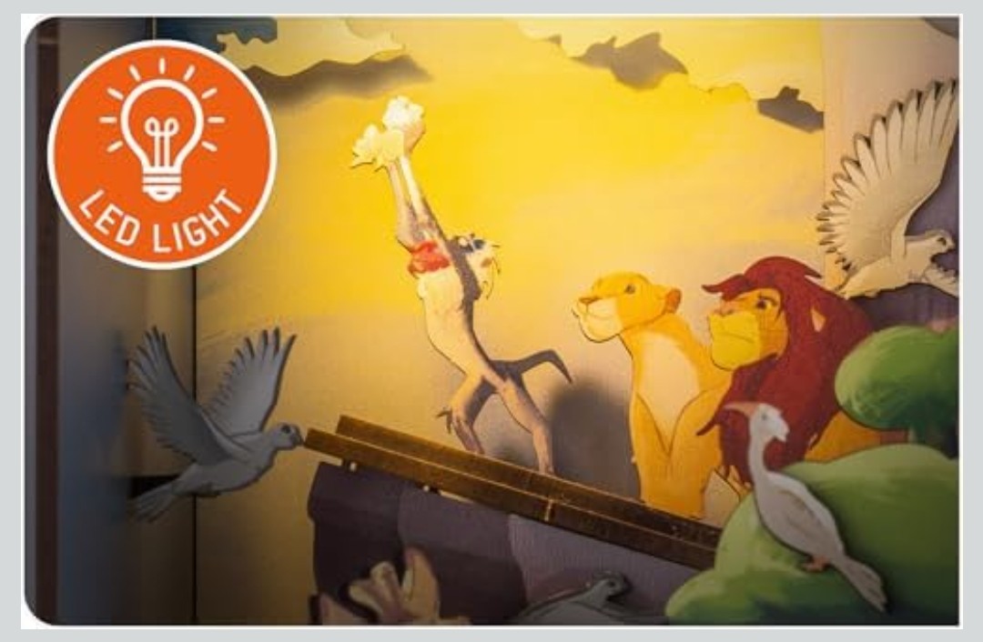 Puzzle Disney Tiny Adventures Book Nook Le Roi Lion