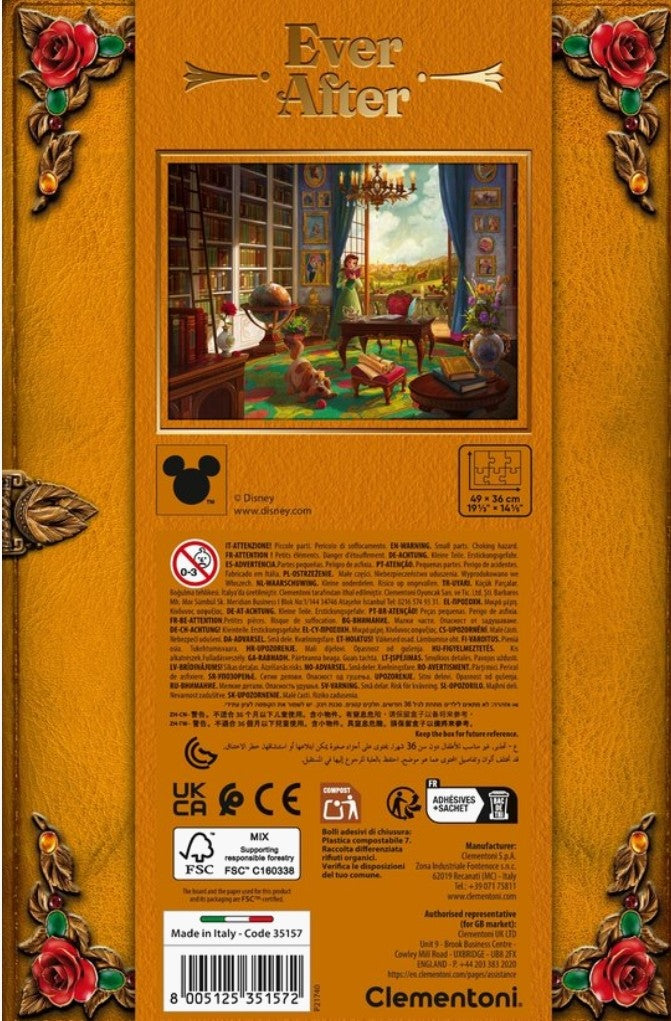 Puzzle Disney Clementoni 500 pièces Belle Ever After