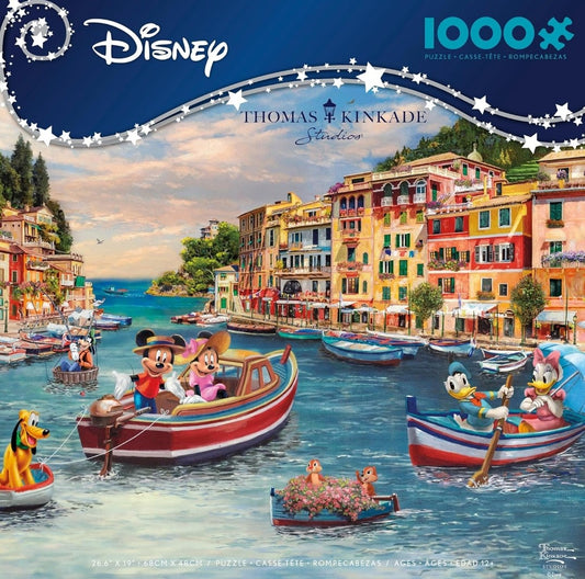 Puzzle Disney Ceaco 1000  pièces Mickey et Minnie en Italie