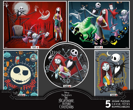 Puzzle Disney Ceaco 5 en 1 NBX Nightmare Before Christmas