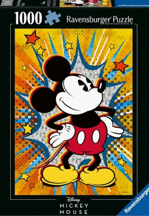 Puzzle Disney Ravensburger 1000 pièces Retro Mickey