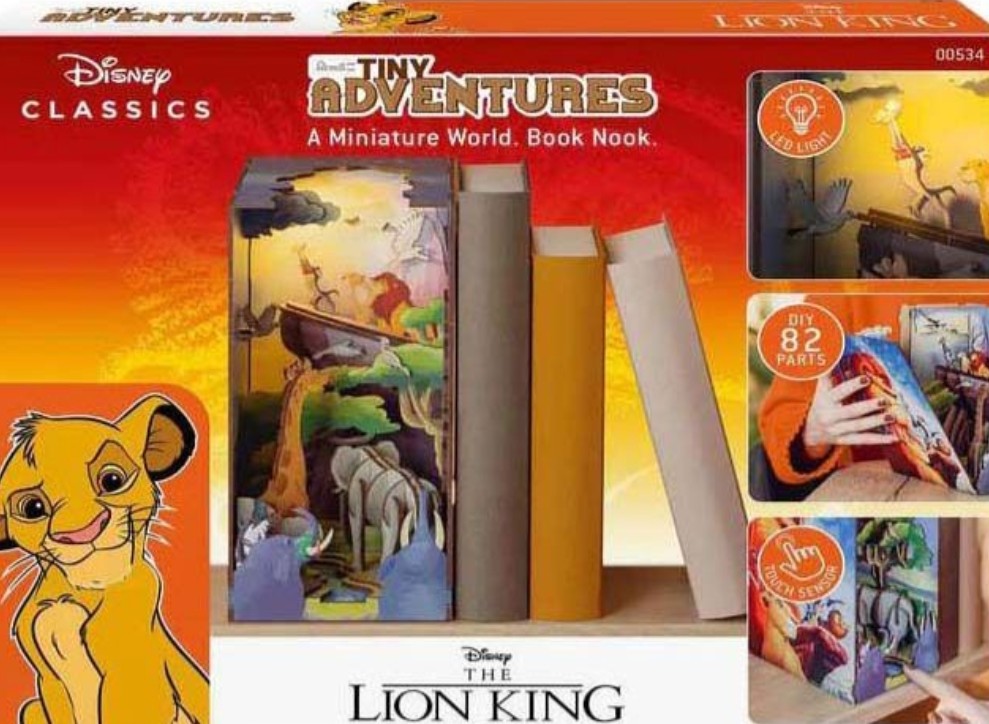Puzzle Disney Tiny Adventures Book Nook Le Roi Lion