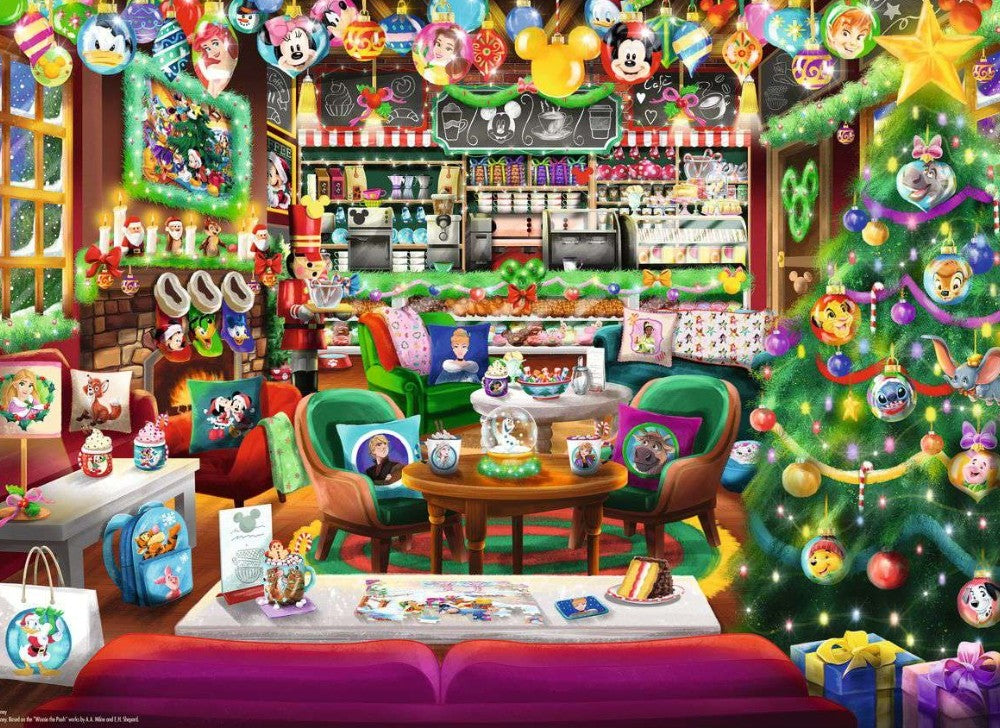Puzzle Ravensburger Disney Christmas Café 1000 pièces