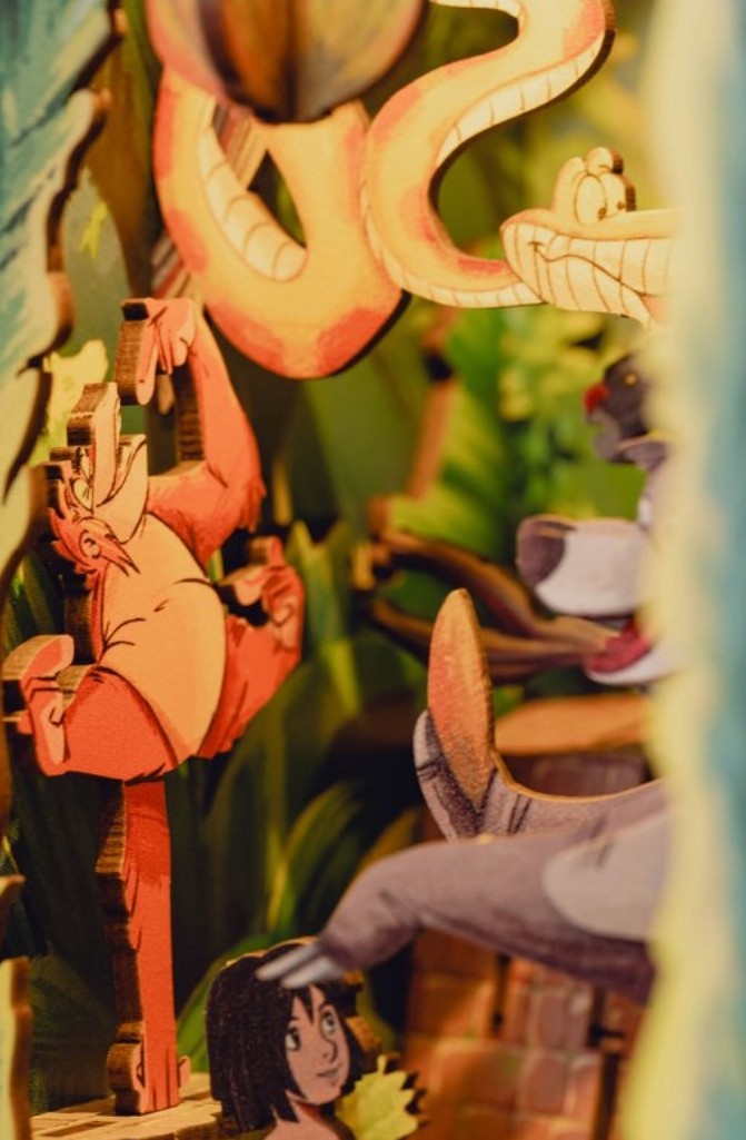 Puzzle Disney Revell Tiny Adventures Le livre de la jungle Book Nook