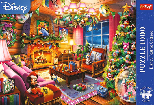 Puzzle Disney Trefl 1000 pièces le Chalet de Noël de Disney