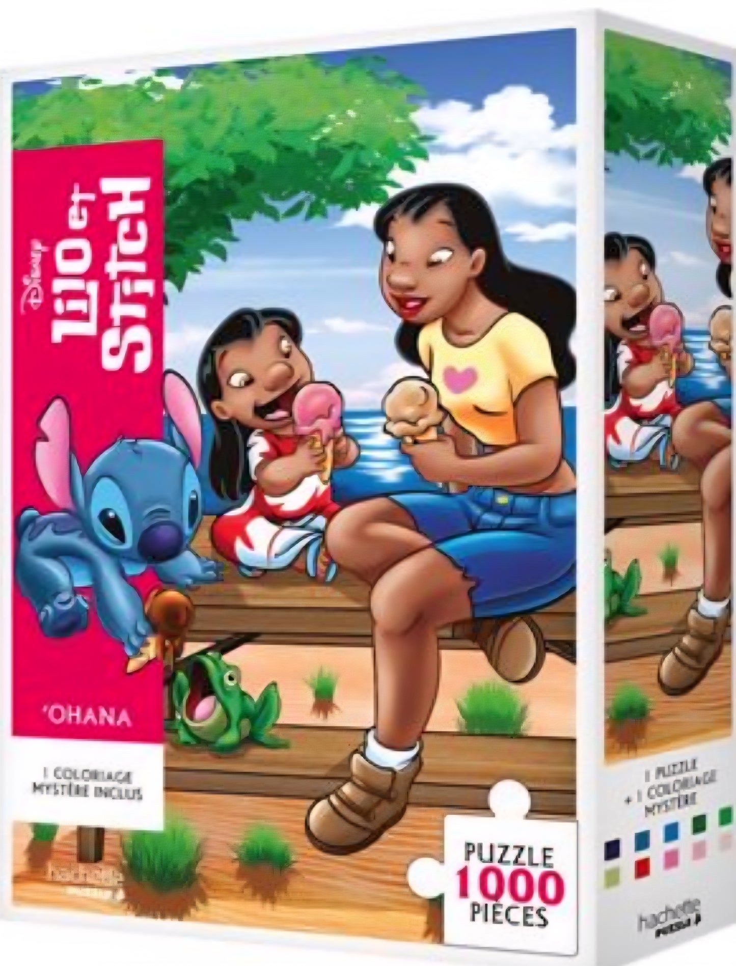 Puzzle Disney Mystère Hachette 1000 pièces Lilo et Stitch