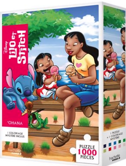 Puzzle Disney Mystère Hachette 1000 pièces Lilo et Stitch