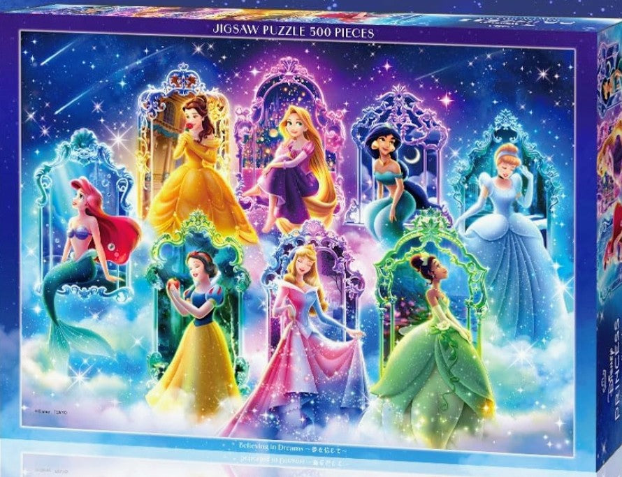 Puzzle Disney Tenyo 500 pièces Princesses, Believing in Dreams