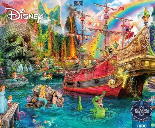 Puzzle Disney Ceaco 1000 pièces   Le Lagon des Sirènes de Peter Pan