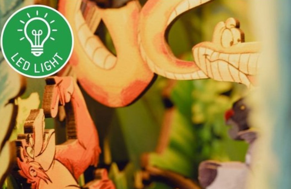 Puzzle Disney Revell Tiny Adventures Le livre de la jungle Book Nook