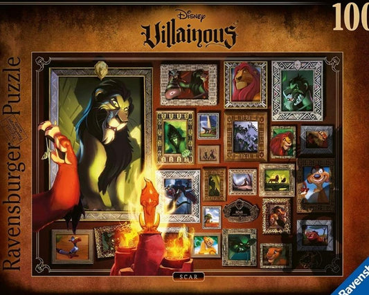 Puzzle Disney Ravensburger Villainous 1000 pièces Scar