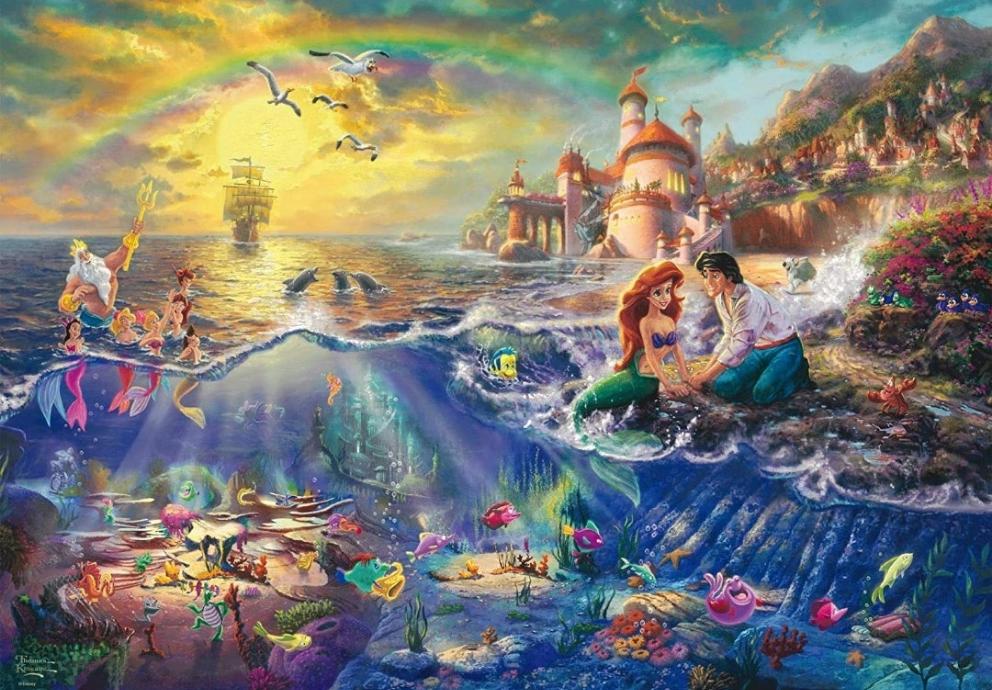 Acheter Puzzle Disney - La Petite Sirène - 1000 pièces - Ludifolie