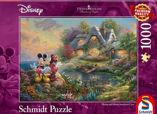 Disney Schmidt Puzzel 1000 stukjes Mickey en Minnie