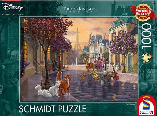 Puzzel Disney Schmidt 1000 stukjes de Aristokatten
