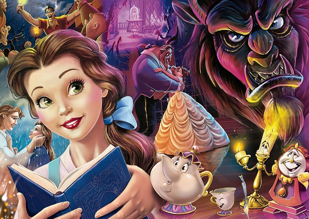 Puzzle 1000 pièces : La Belle et la Bête, Disney - Schmidt - Rue