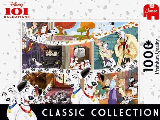 Puzzle Disney Jumbo 1000 pièces les 101 dalmatiens